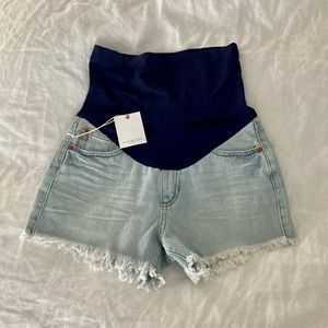 Pink Blush Maternity denim shorts
